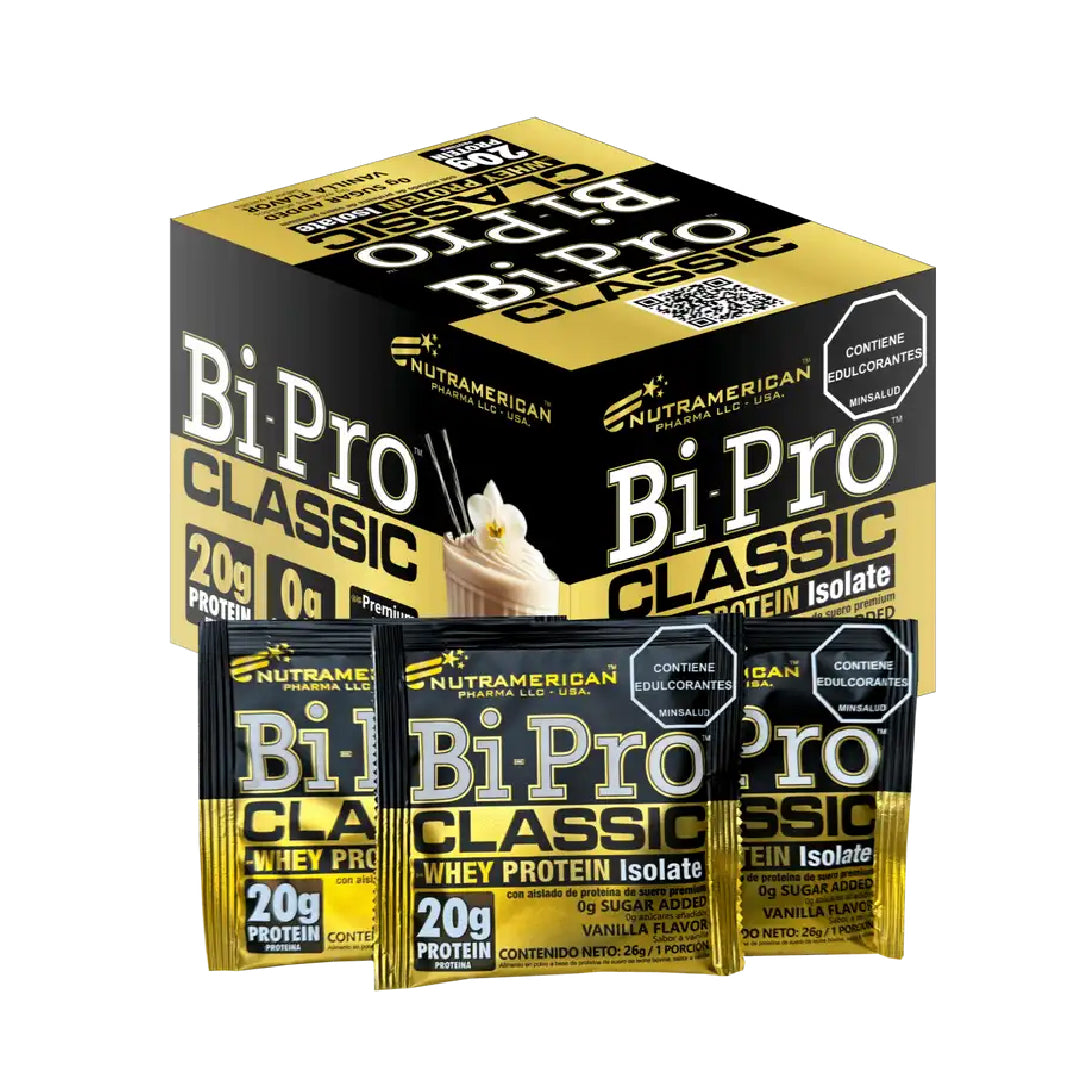 Proteína Bipro Classic Caja X18 Sachets Nutramerican Pharma