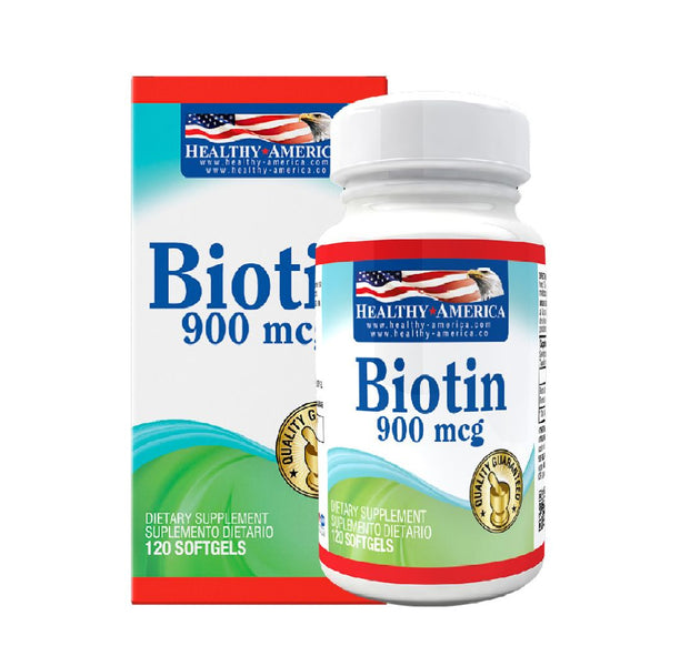 Biotin 120 capsulas Healthy America