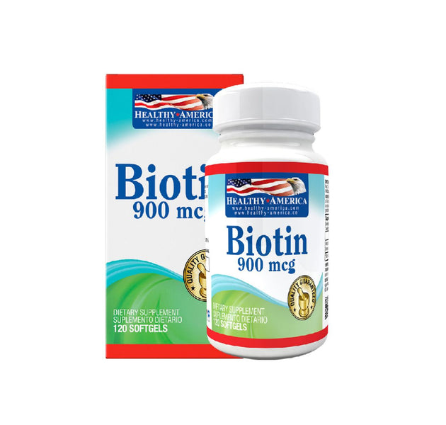 Biotin 120 capsulas Healthy America