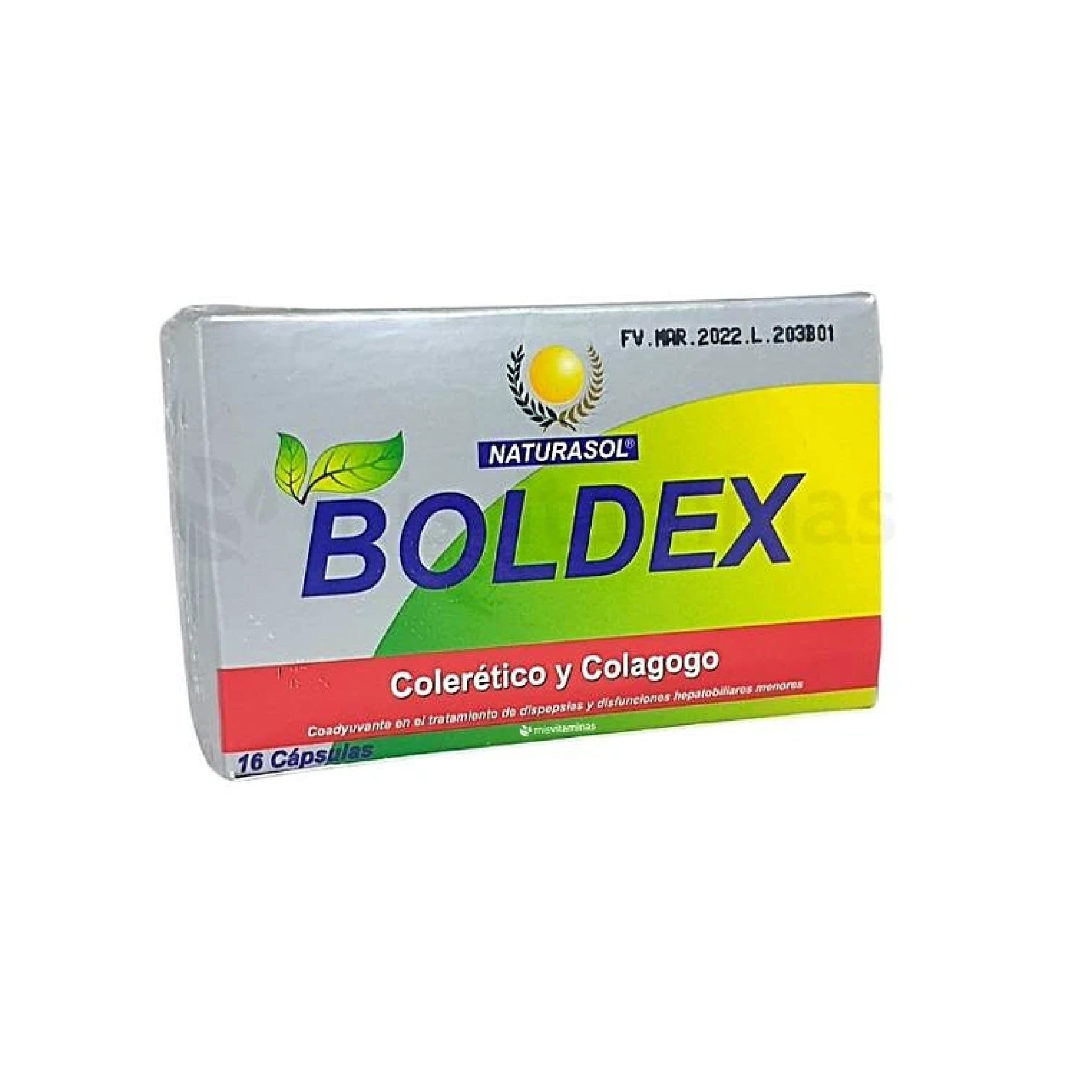 Boldex 16 Cápsulas Naturasol