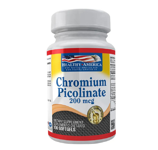 Chromium Picolinate 100 tabletas Healthy America