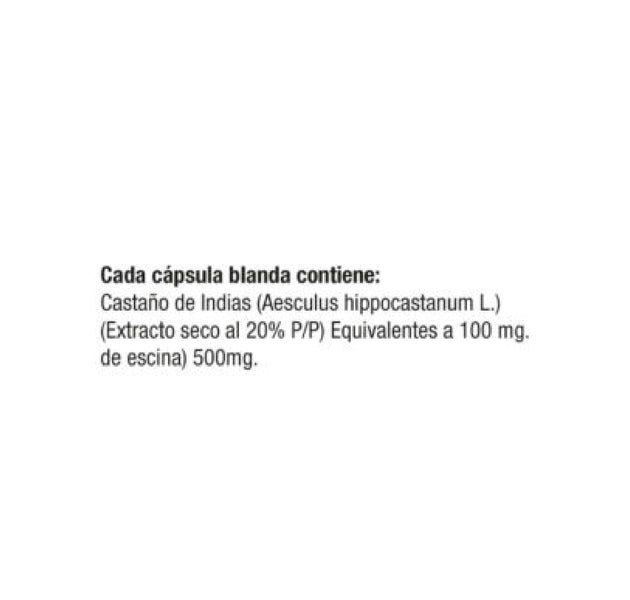Castaño de Indias 100 Capsulas Natural Systems