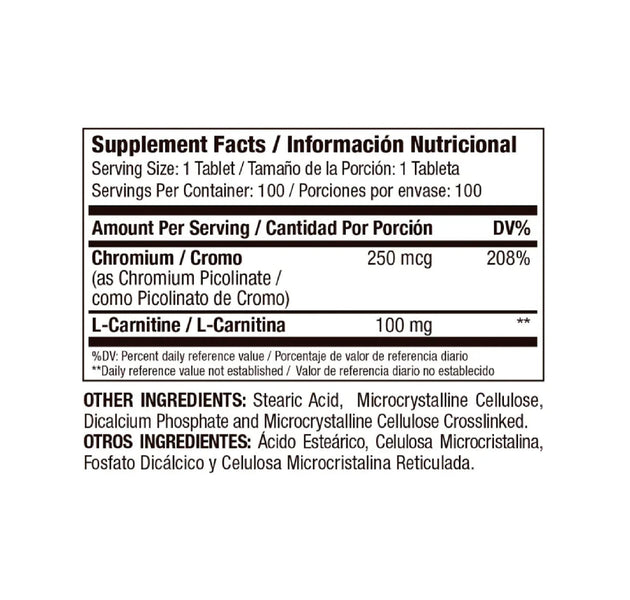 Chromium Picolinate 100 Capsulas Medical Green
