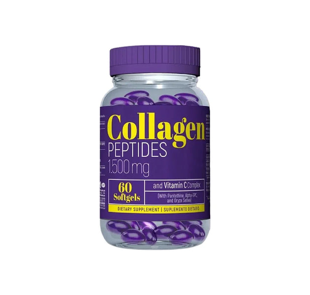 Collagen Peptides 1500 mg 60 Softgels Healthy America