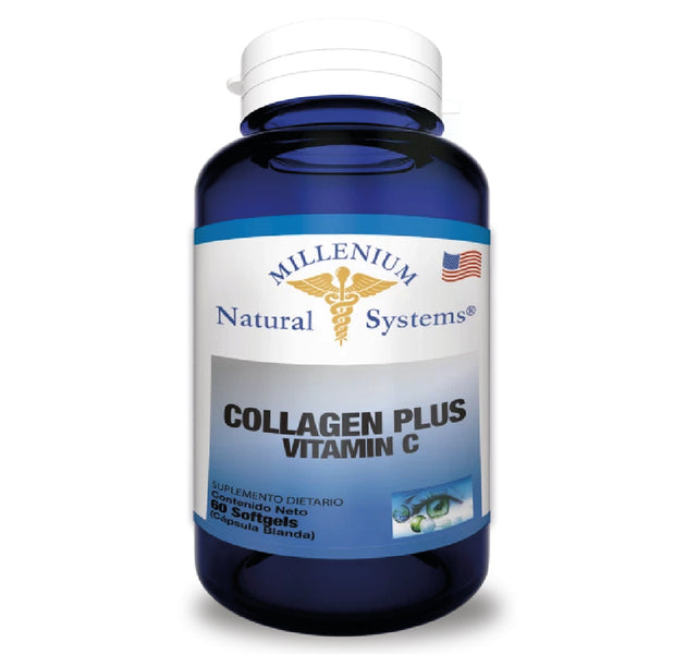 Colageno Plus + Vitamina C - 60 Capsulas Natural Systems