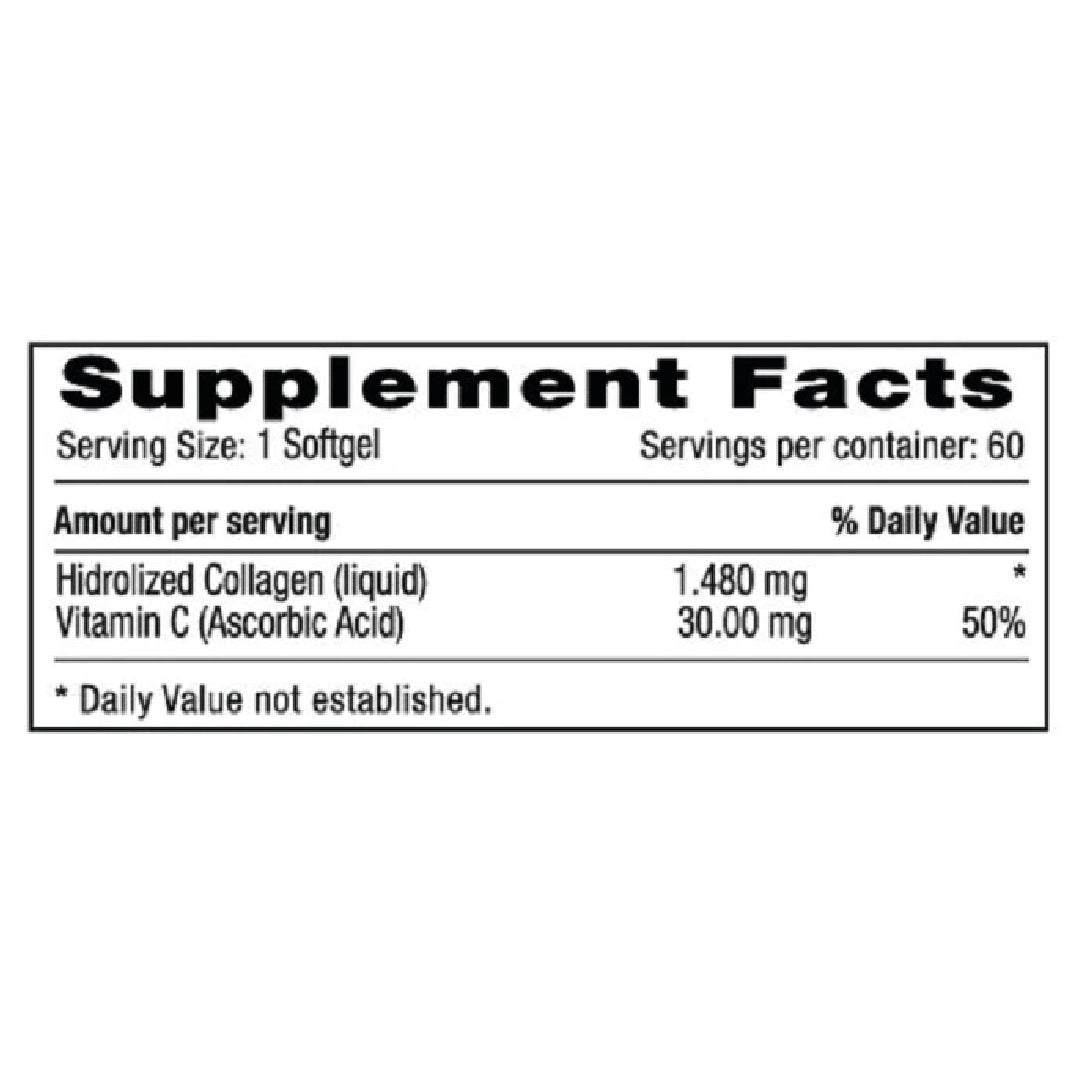 Colageno Plus + Vitamina C - 60 Capsulas Natural Systems