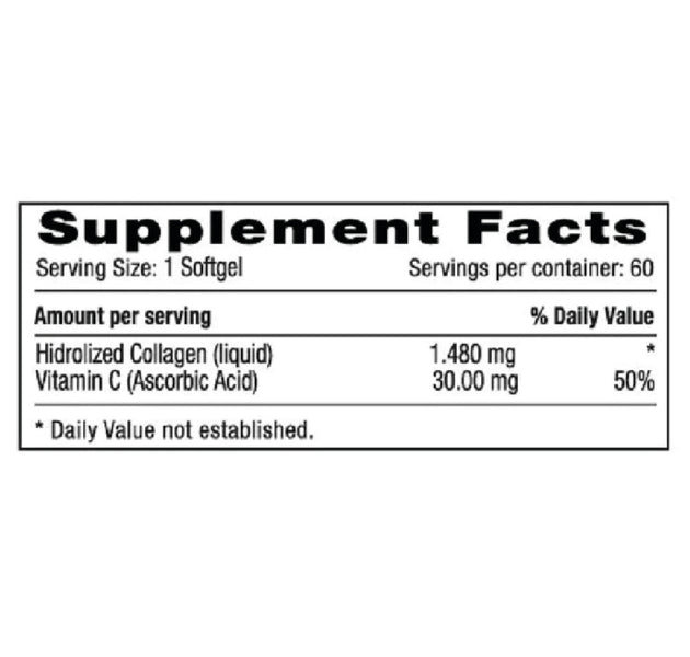 Colageno Plus + Vitamina C - 60 Capsulas Natural Systems