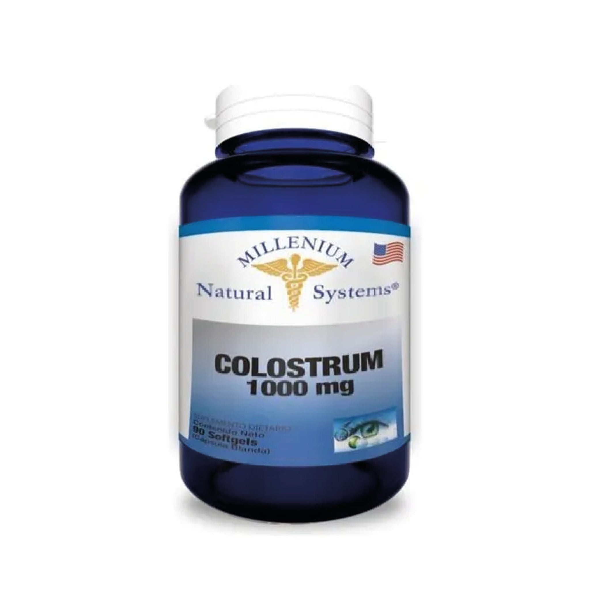 Colostrum 1000 mg 90 Capsulas Natural Systems