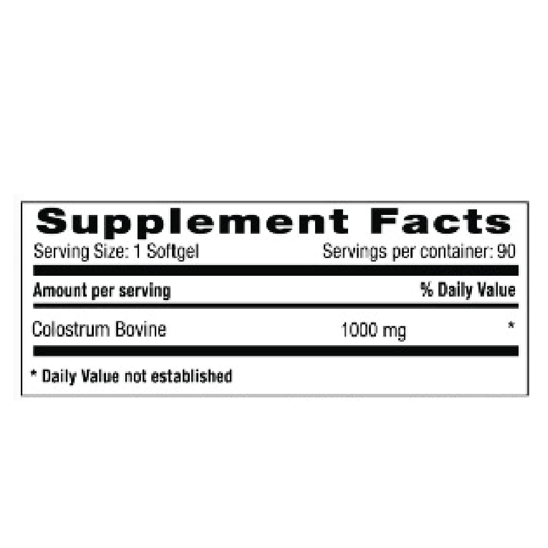 Colostrum 1000 mg 90 Capsulas Natural Systems