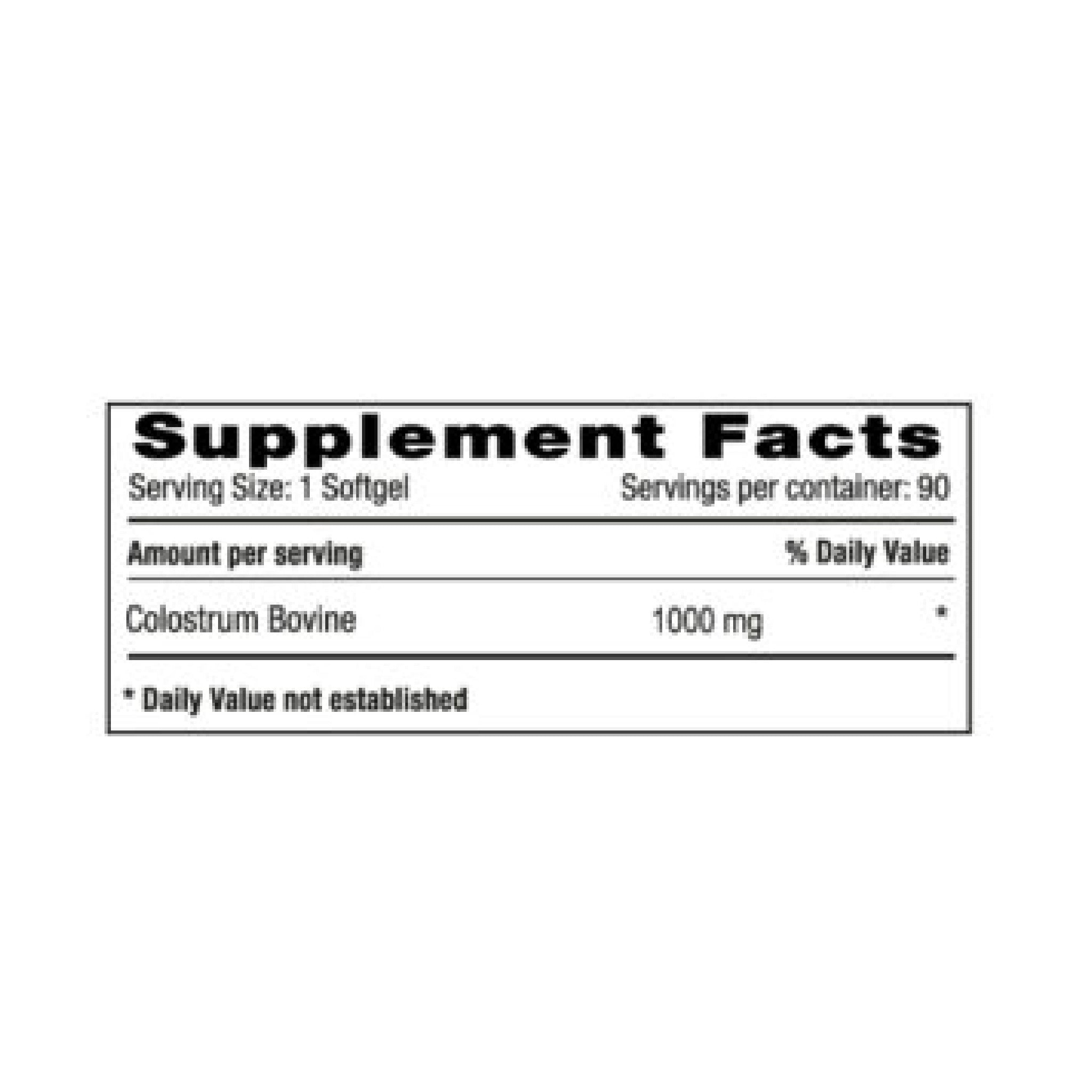 Colostrum 90 tabletas Natural Systems