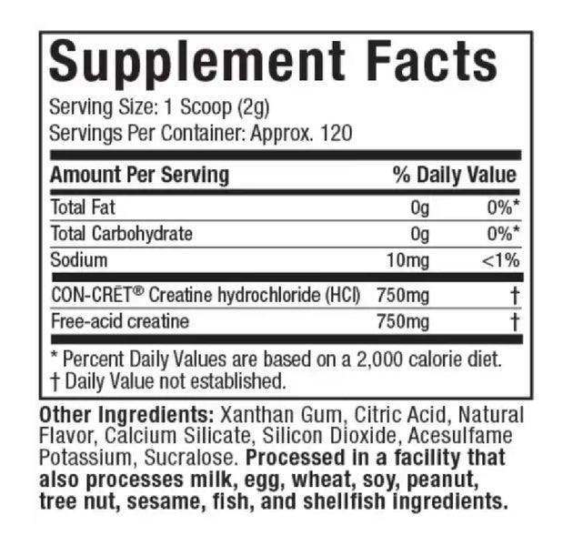 Creatina Cell Tech Creactor 120 Servicios Muscletech