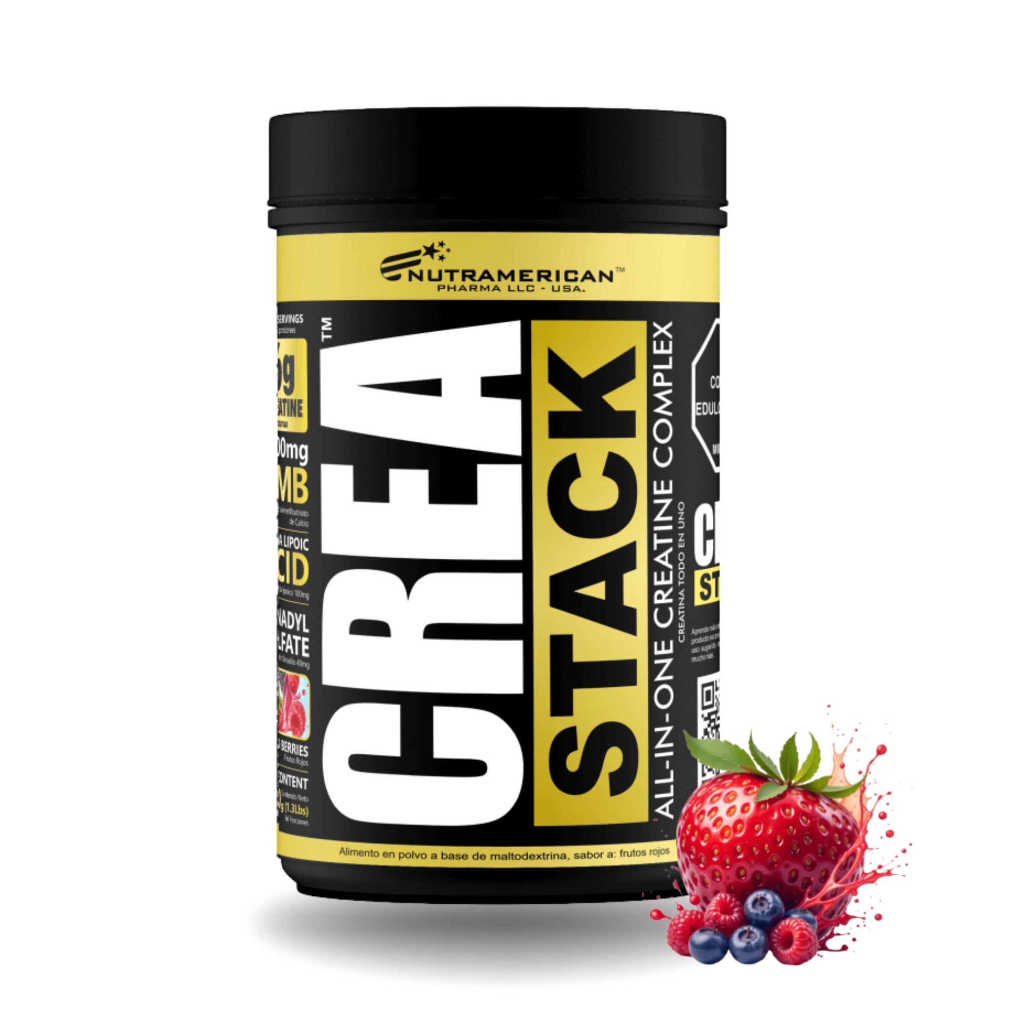 Creatina Crea Stack 1.3 Libras - 60 Servicios Nutramerican Pharma