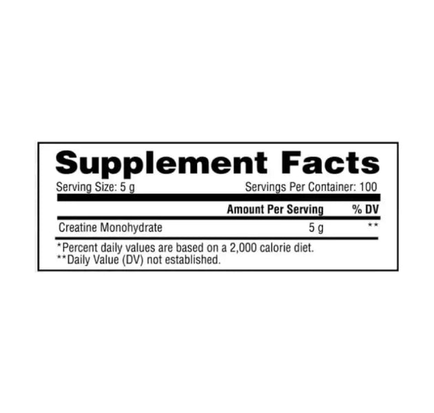 Creatine 500 Gr Metabolic Nutrition