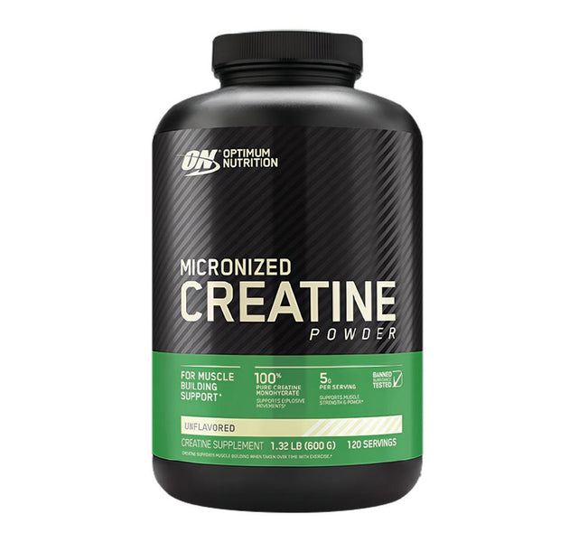 Creatine Micronized 600g - 120 Servicios Optimum Nutrition