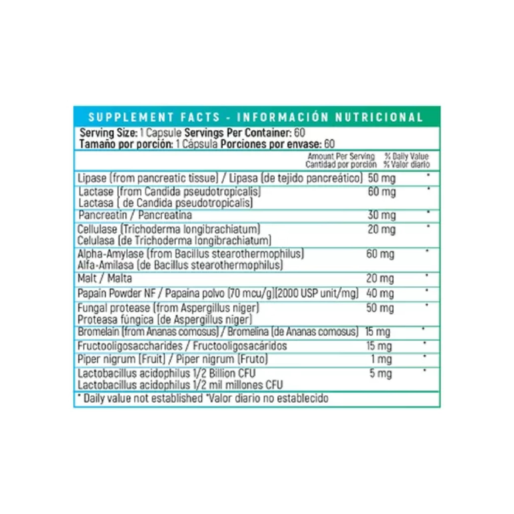 DIGEZIMES 60 capsulas Nutrivita