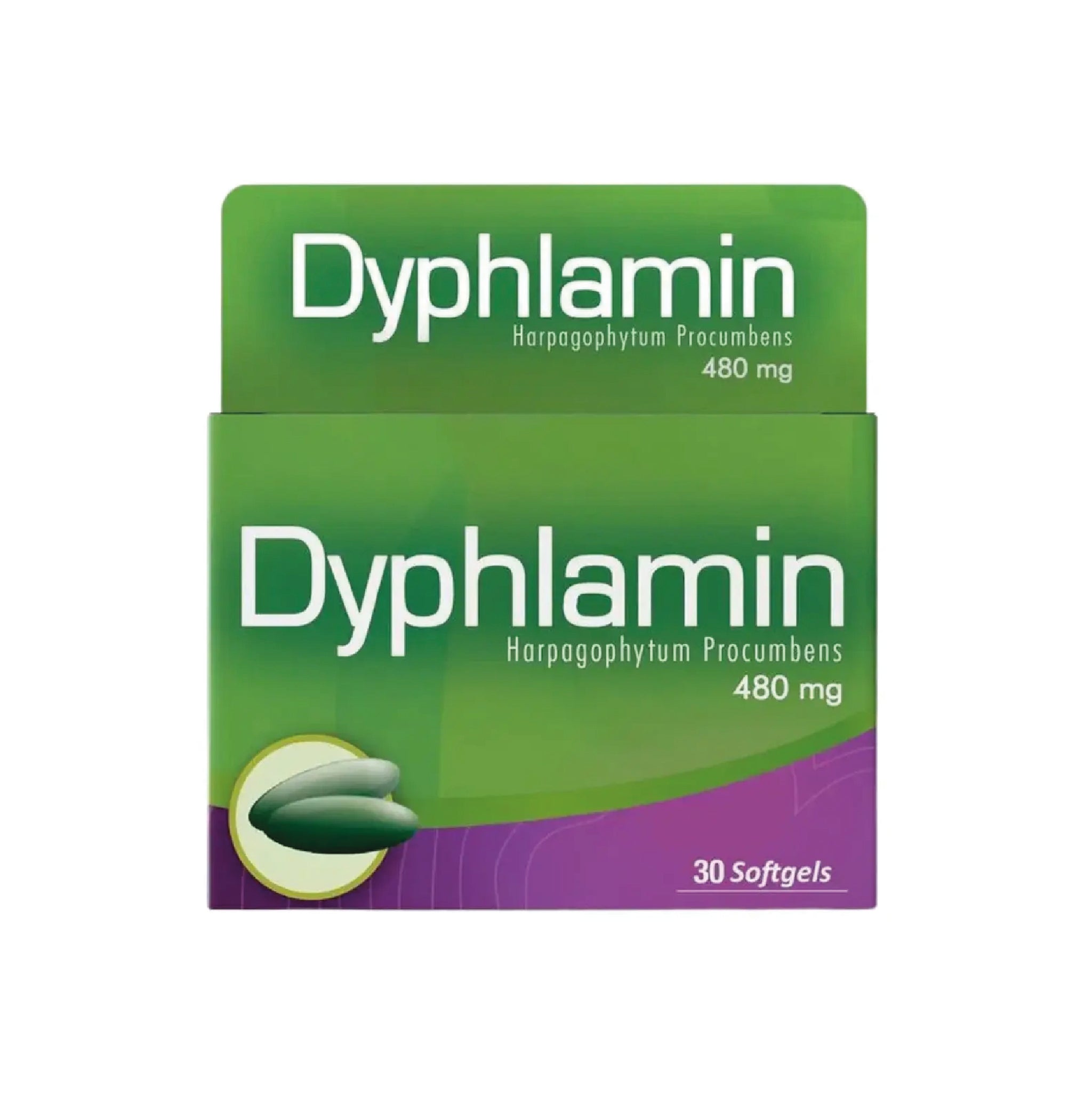 Dyphlamin 480 mg 30 Capsulas Healthy America