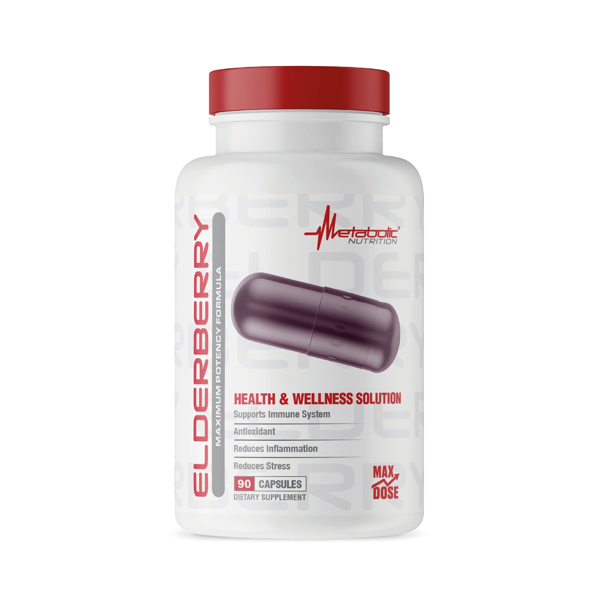 Elderberry 90 Capsulas Metabolic Nutrition