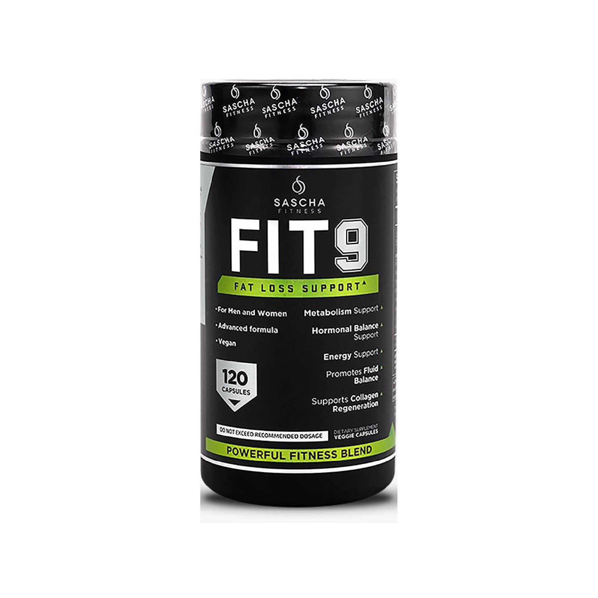 FIT9 Fat Loss Support - 120 Caps Sascha Ftiness