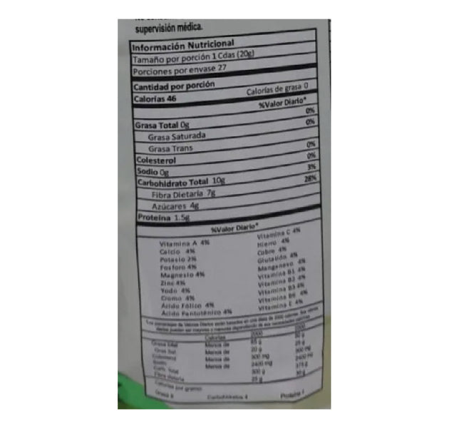 Fibcol (Fibra) 550g - 27 Servicios Savifar