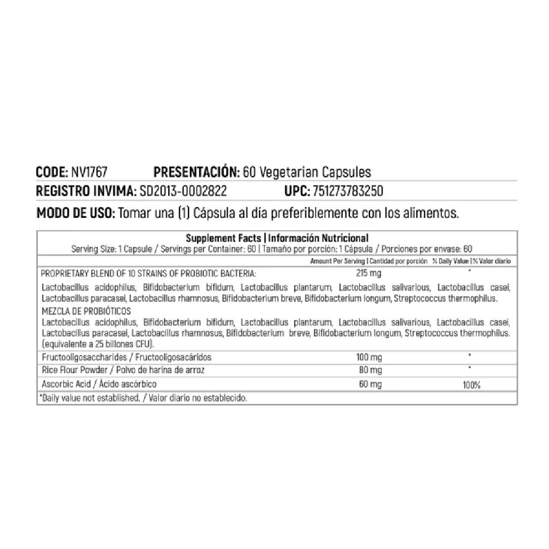 Florawell 60 Capsulas Nutrivita