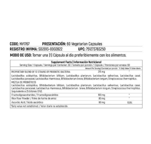 Florawell 60 Capsulas Nutrivita