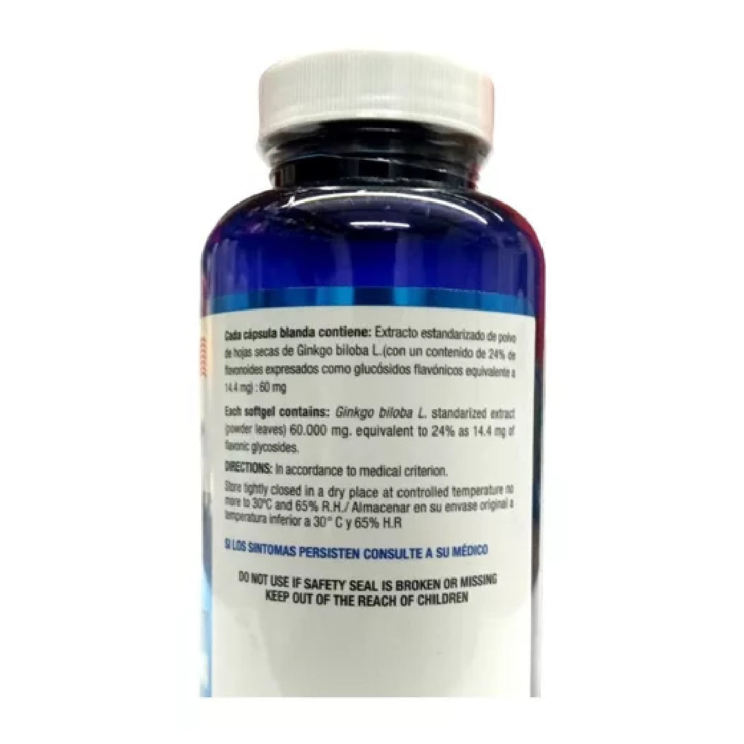 Ginkgo Biloba 100 tabletas Natural Systems