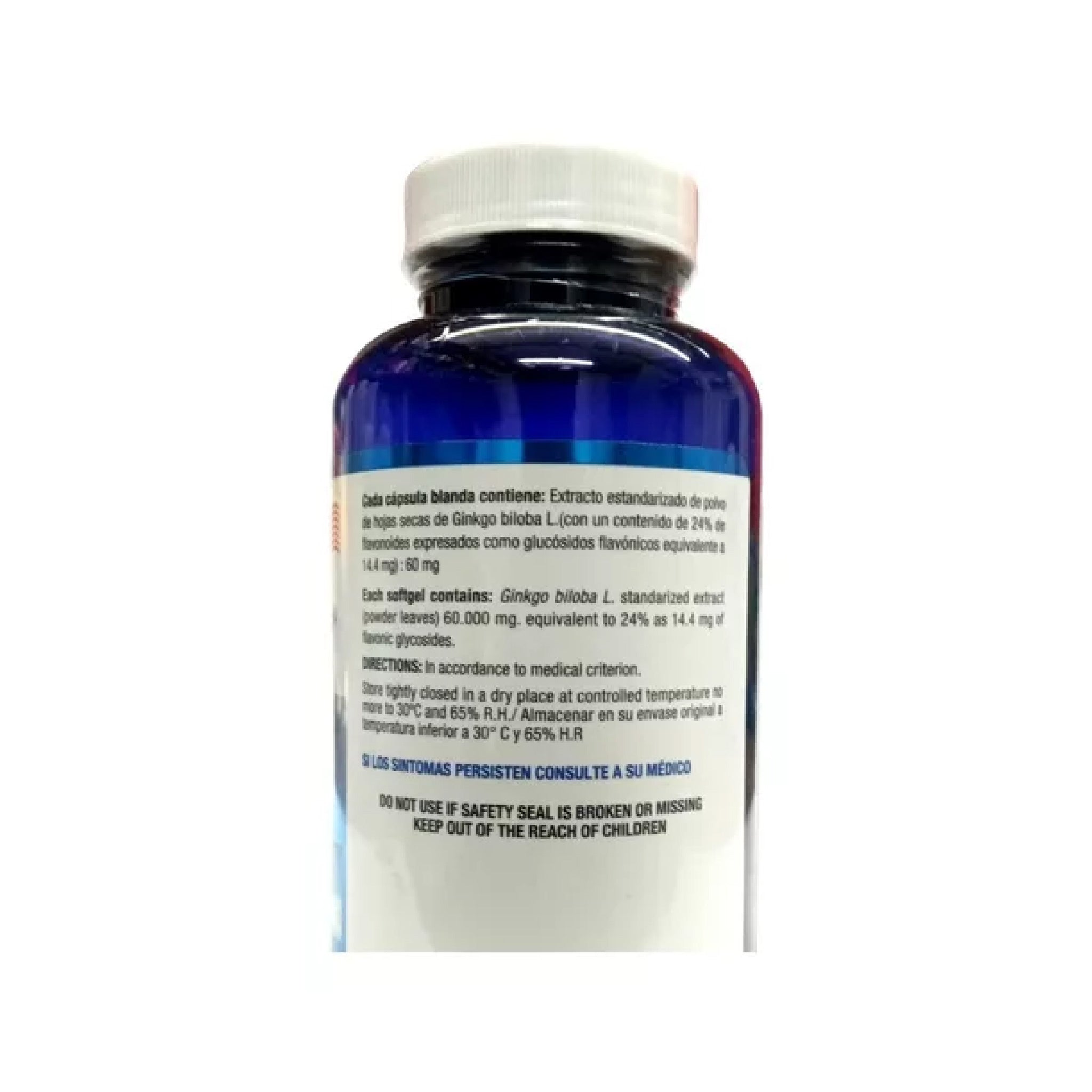 Ginkgo Biloba 100 tabletas Natural Systems