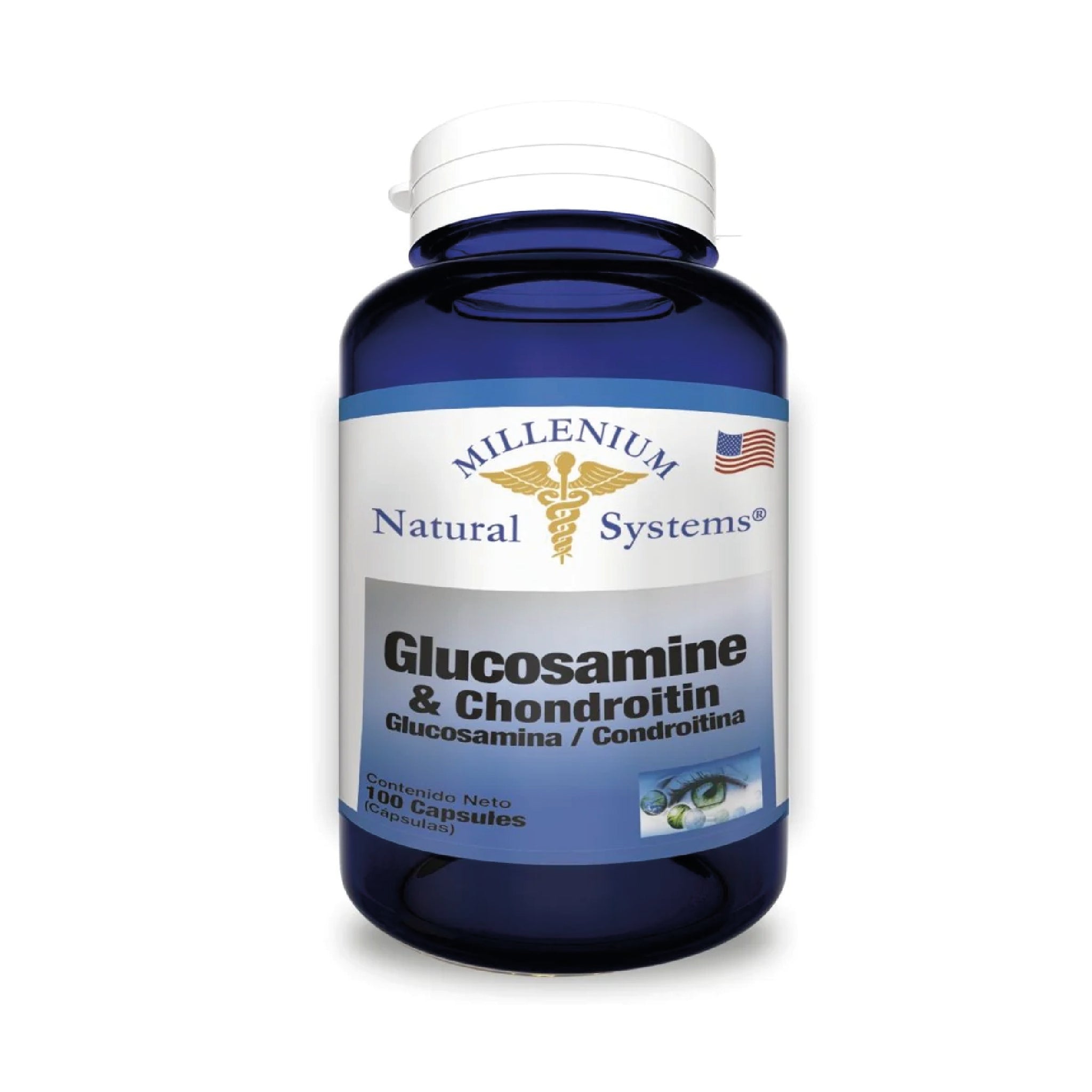 Glucosamine &  Chondroitin 100 Capsulas Natural Systems