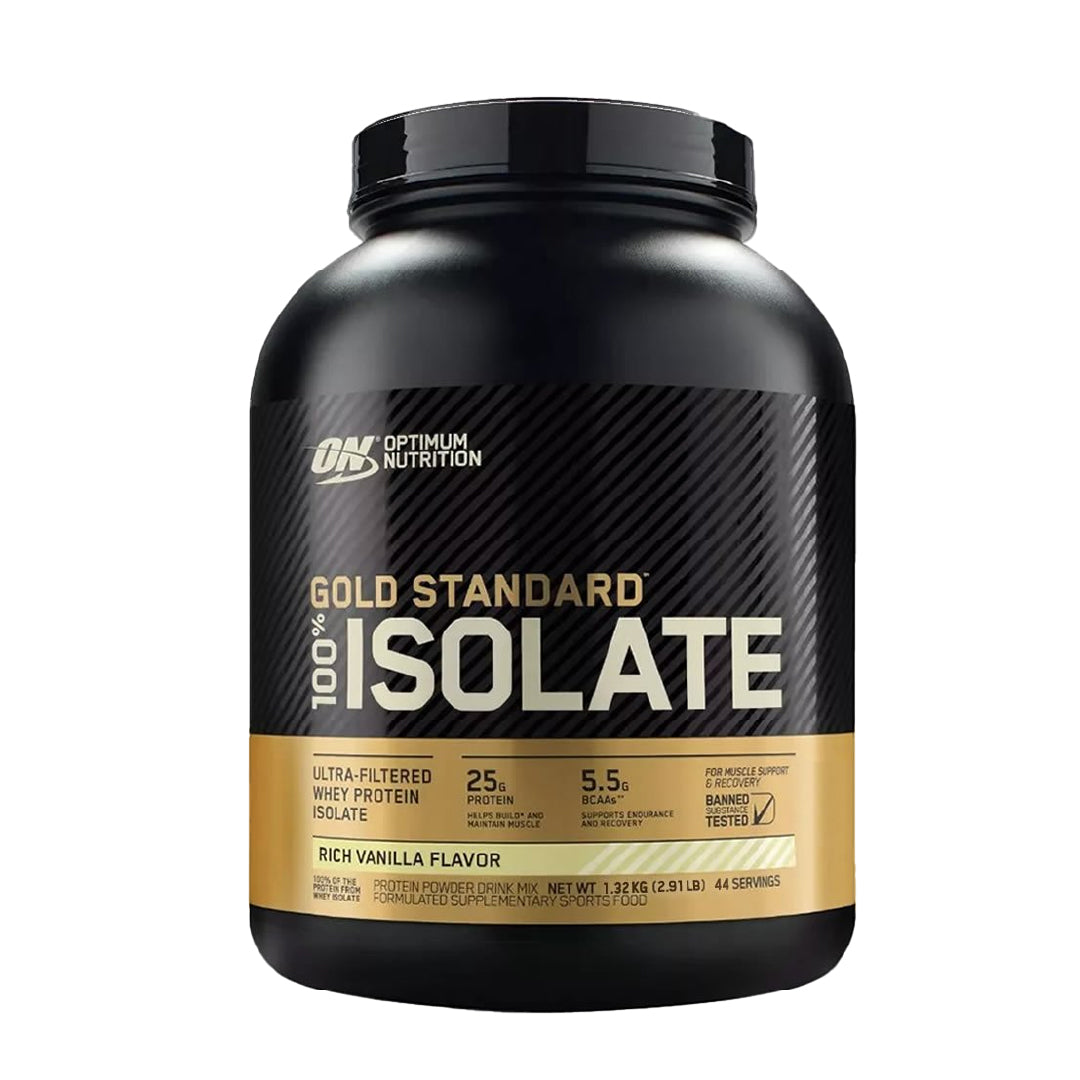 Proteína Gold Standard 100% Isolate 2.91 Libras Optimum Nutrition