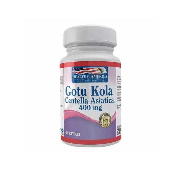 Gotu Kola Centella Asiatica 60 Capsulas Healthy America