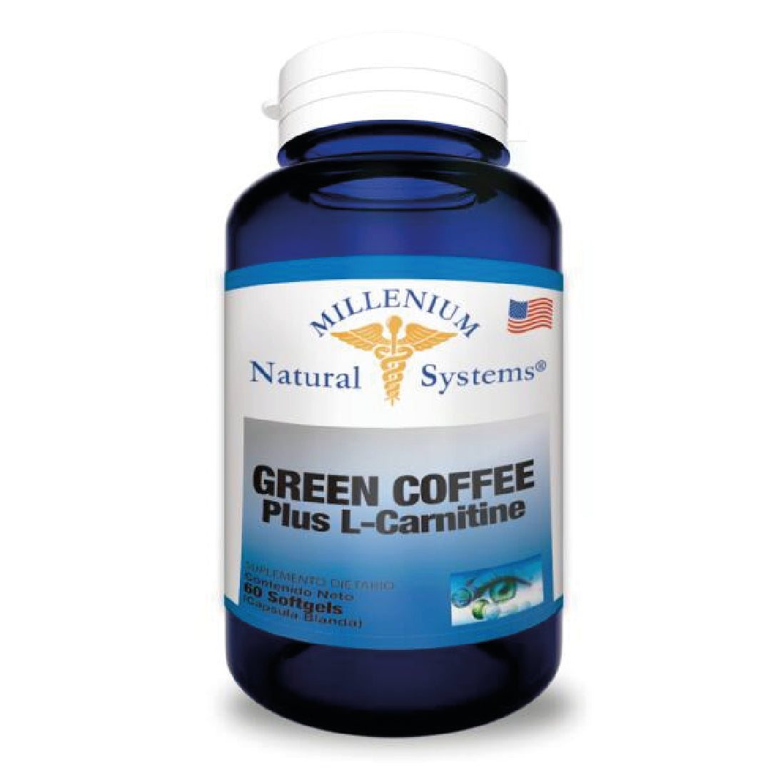 Green Coffee Plus L Carnitine 60 tabletas Natural Systems