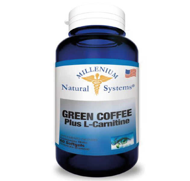 Green Coffee Plus L Carnitine 60 tabletas Natural Systems