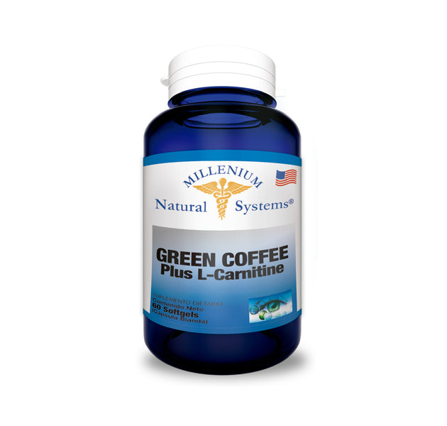 Green Coffee Plus L Carnitine 60 tabletas Natural Systems
