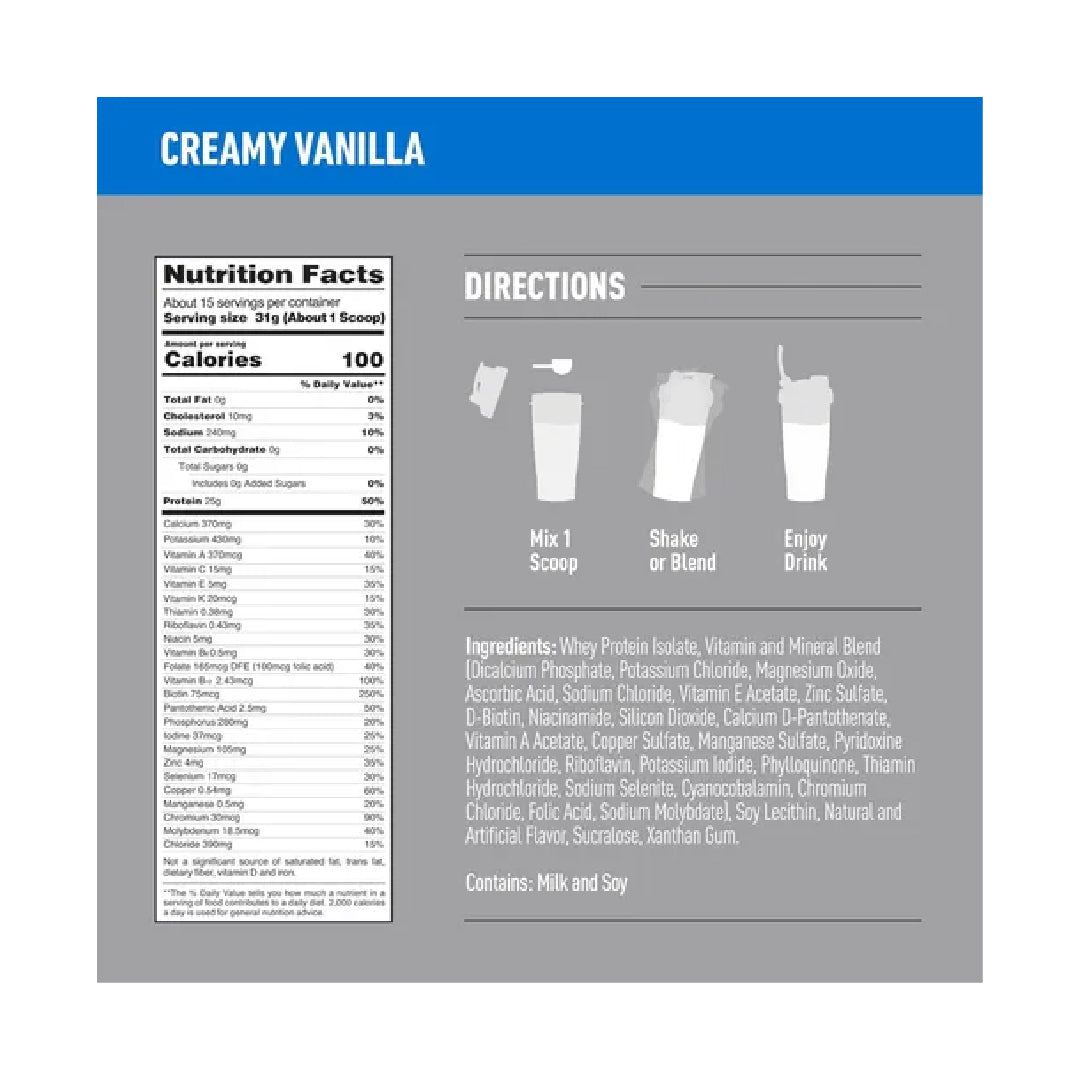 Proteína Isopure 3 Libras