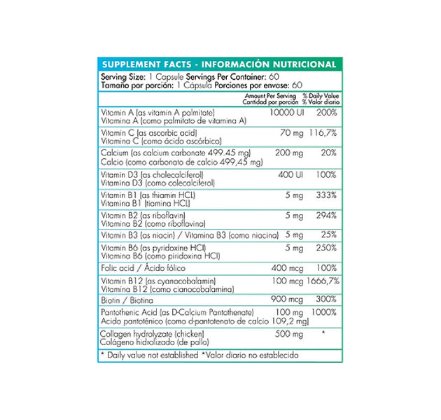 Kapilsan 60 Capsulas Nutrivita
