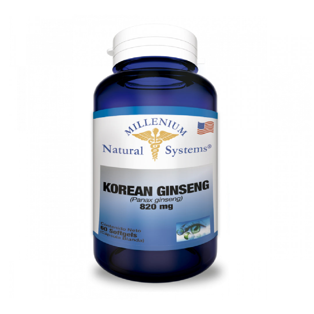 Korean Ginseng 60 tabletas Natural Systems