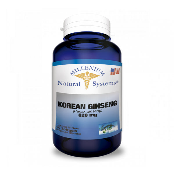 Korean Ginseng 60 tabletas Natural Systems