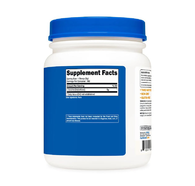 L-Leucine 100 Servicios Nutricost
