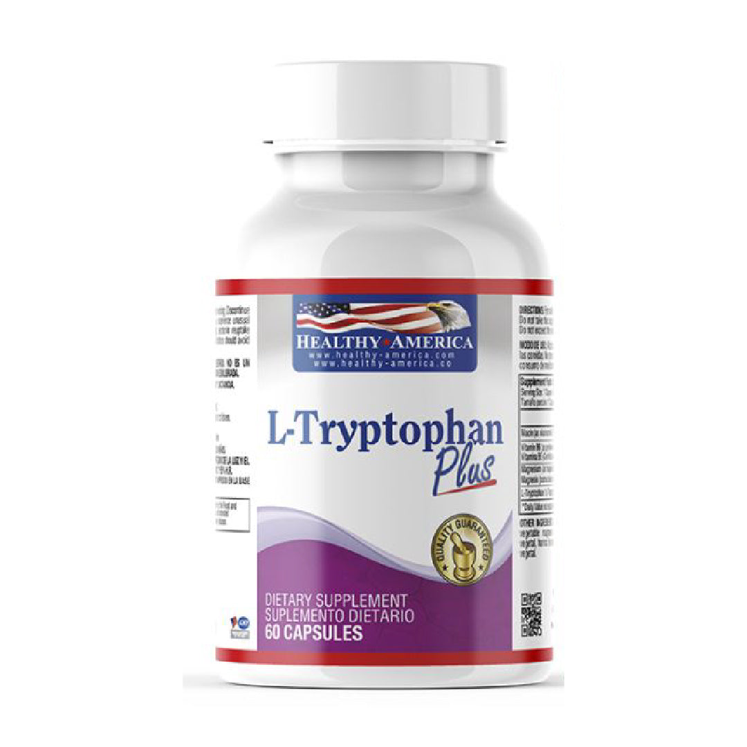 L-Tryptophan Plus 60 Capsulas  Healthy America