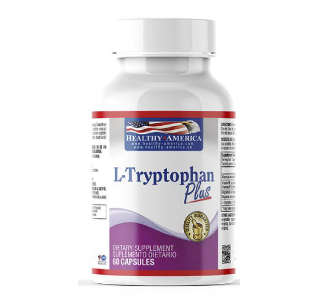 L-Tryptophan Plus 60 Capsulas  Healthy America