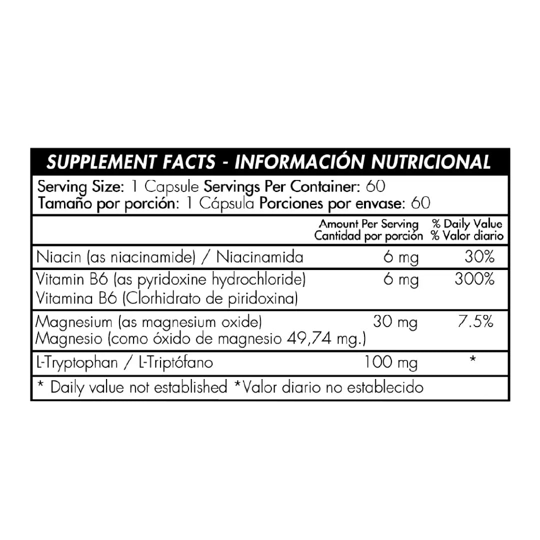 L-Tryptophan Plus 60 Capsulas  Healthy America