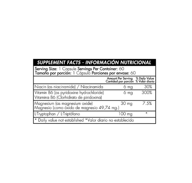 L-Tryptophan Plus 60 Capsulas  Healthy America