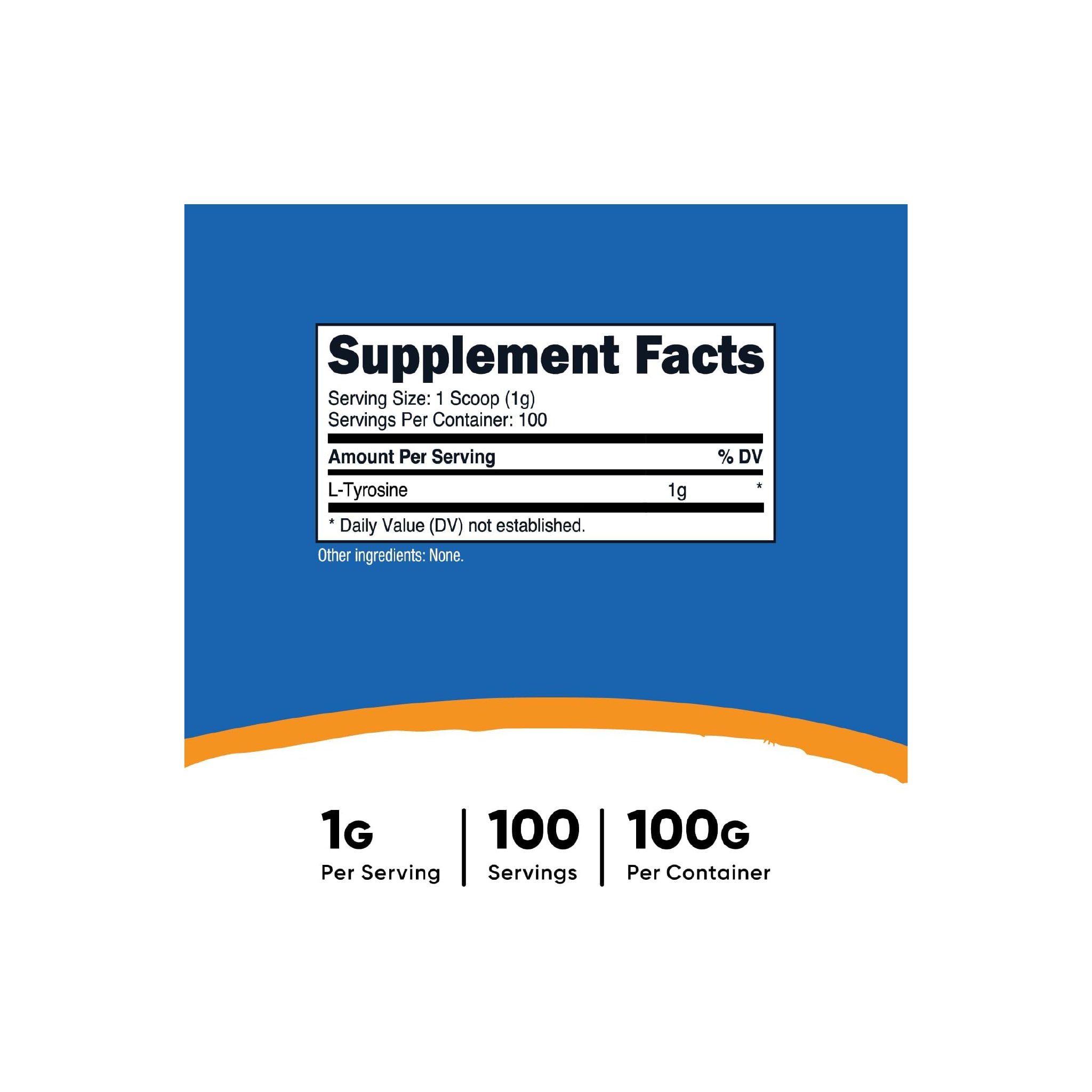 L-Tyrosine 100 Servicios Nutricost