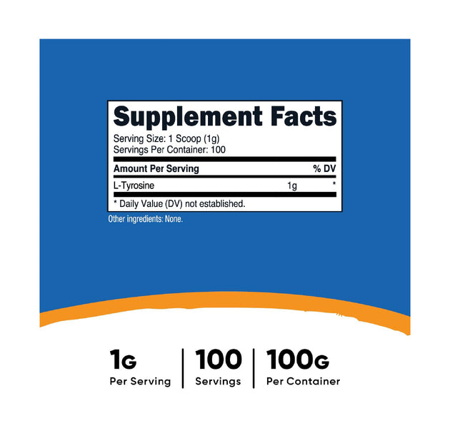 L-Tyrosine 100 Servicios Nutricost