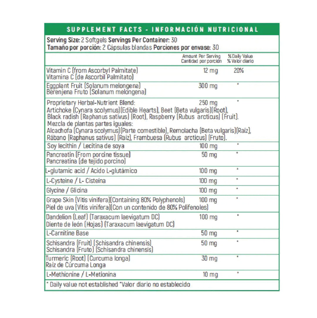 Leber 60 Capsulas Nutrivita