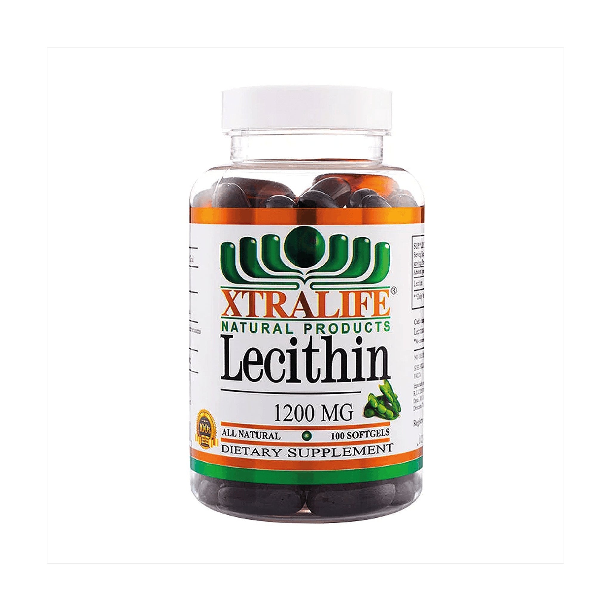 Lecithin 1200 mg 100 Capsulas Xtralife