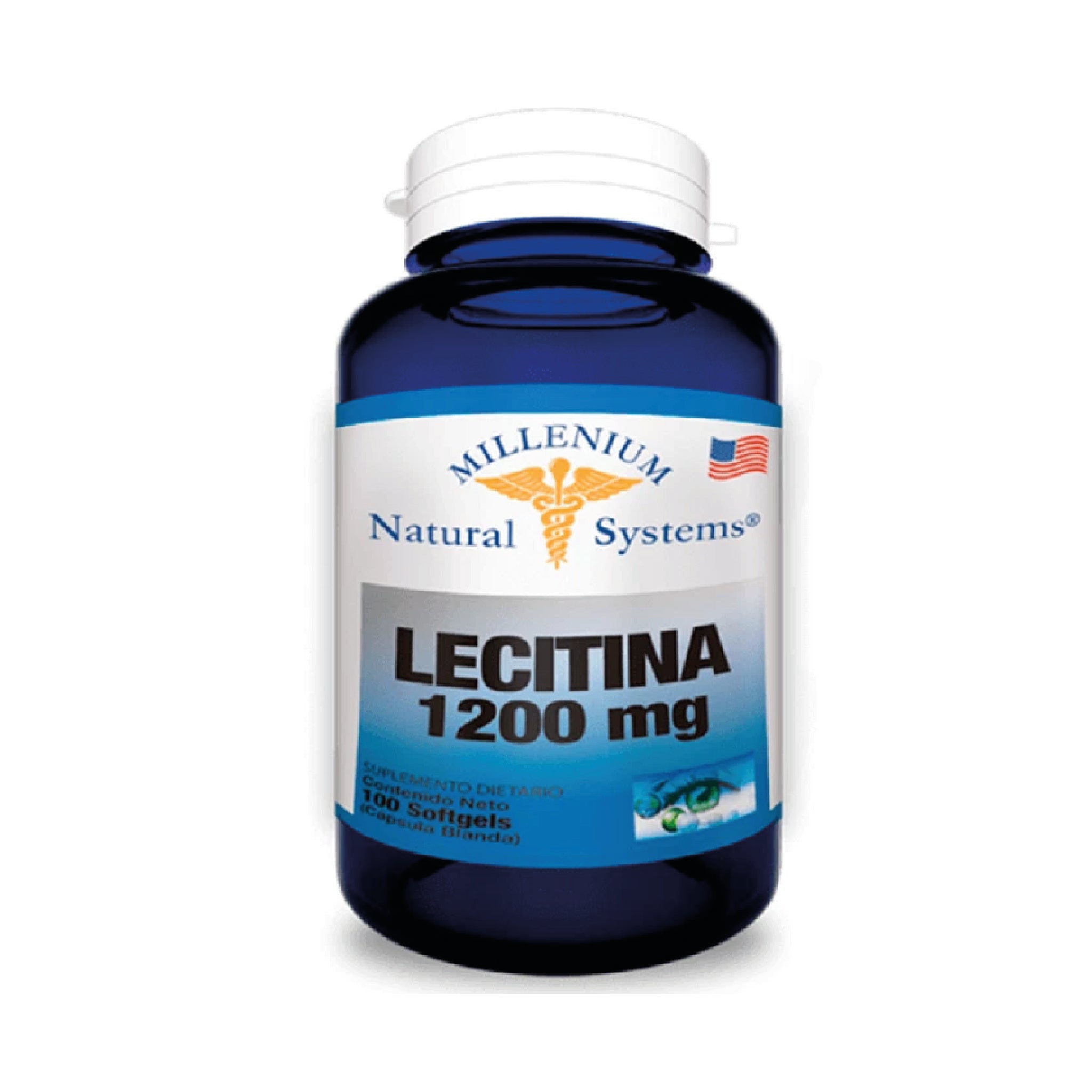 Lecitina 1200mg 100 Capsulas Natural Systems