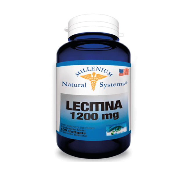 Lecitina 1200mg 100 Capsulas Natural Systems