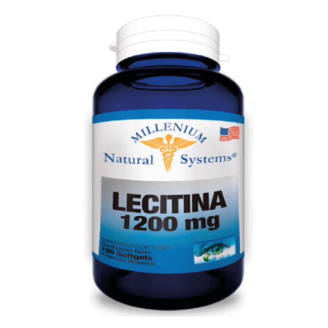 Lecitina 1200mg 100 Capsulas Natural Systems