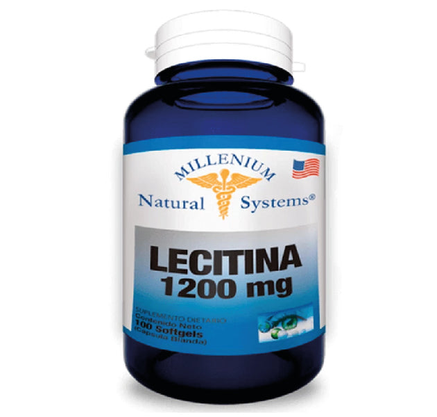 Lecitina 1200mg 100 Capsulas Natural Systems